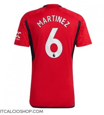 Manchester United Lisandro Martinez #6 Prima Maglia 2023-24 Manica Corta